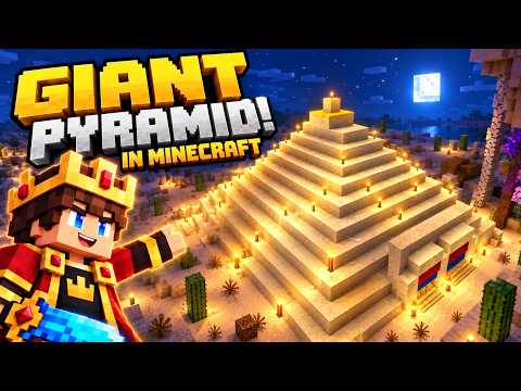 Thumbnail for I Built a Giant Pyramid in Minecraft!